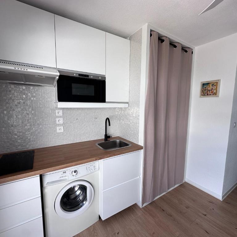 BEAU STUDIO Climatisé en bord de Mer et Wi-Fi - Apartment mit 1 Schlafzimmer - 17