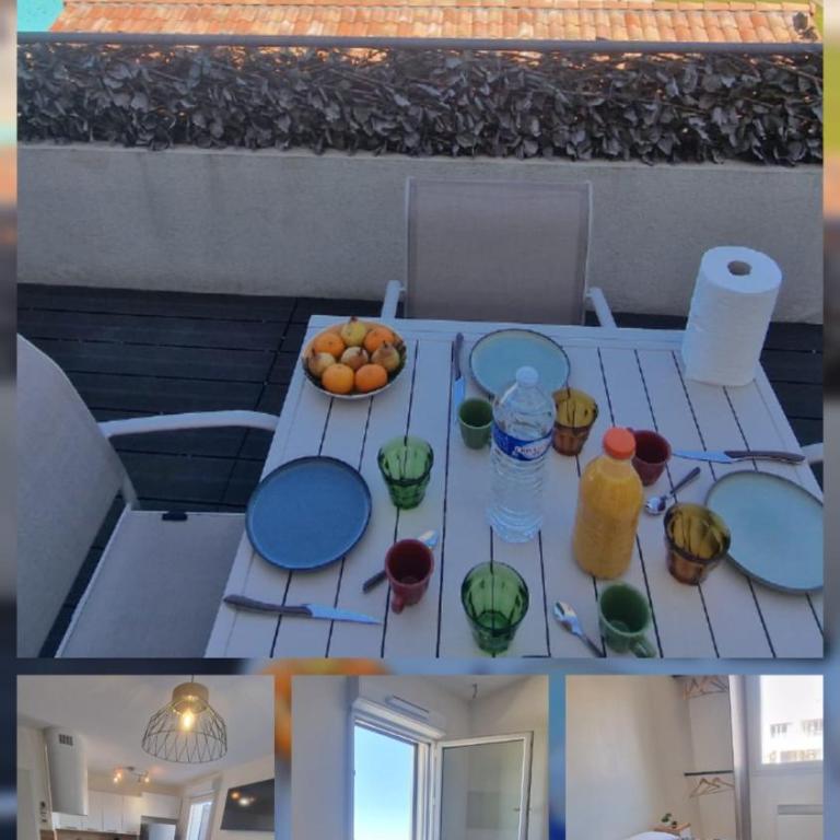 Beau duplex CAP CAMARGUE piscine 4 pers terrasse et parking dans résidence sécurisée - Appartement 2 Chambres - Vue sur Piscine - 1