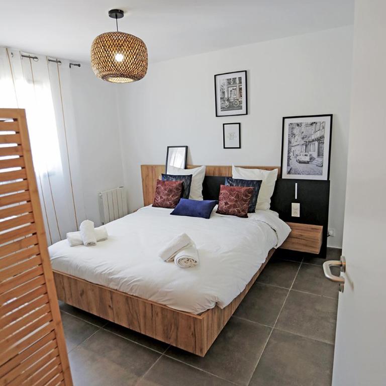 Appartement Sète Corniche proche plage - Terrasse, Parking, Clim, WiFi - Apartment mit 2 Schlafzimmern - 24