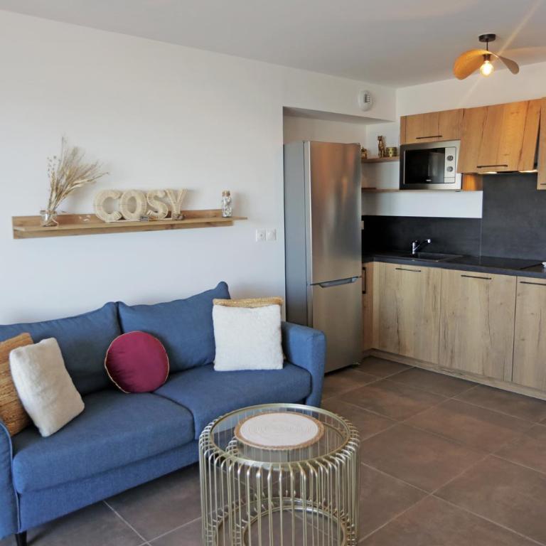 Appartement Sète Corniche proche plage - Terrasse, Parking, Clim, WiFi - Apartment mit 2 Schlafzimmern - 32