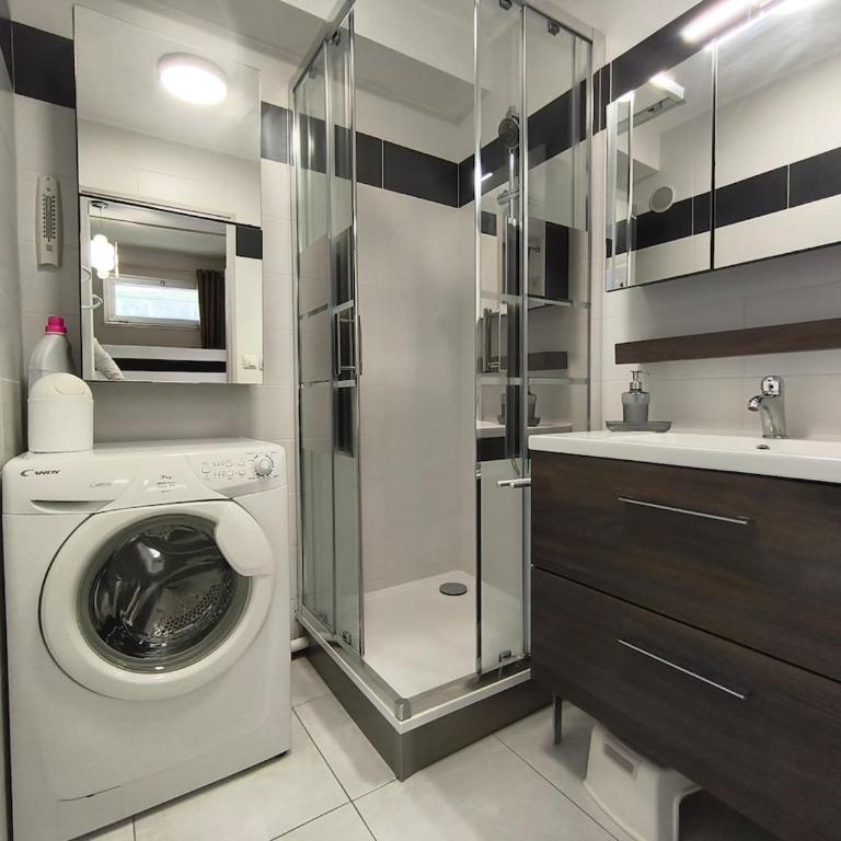 T2 cabine - Terrasse 45m2 - Piscine - Clim - Parking privé - Apartment mit 1 Schlafzimmer und Gartenblick - 25