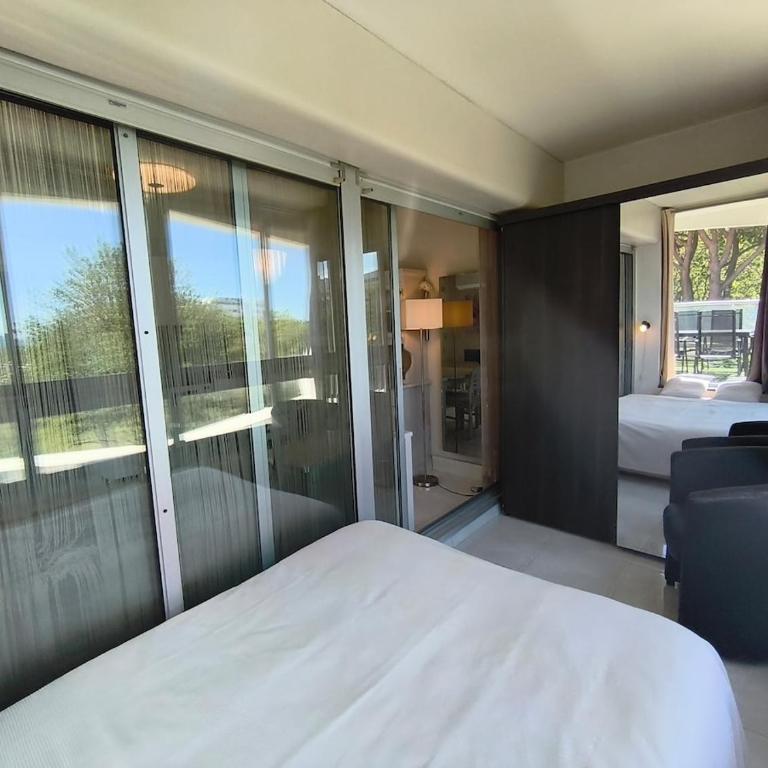 T2 cabine - Terrasse 45m2 - Piscine - Clim - Parking privé - Apartment mit 1 Schlafzimmer und Gartenblick - 22