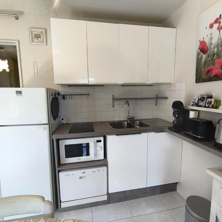 T2 cabine - Terrasse 45m2 - Piscine - Clim - Parking privé - Apartment mit 1 Schlafzimmer und Gartenblick - 15