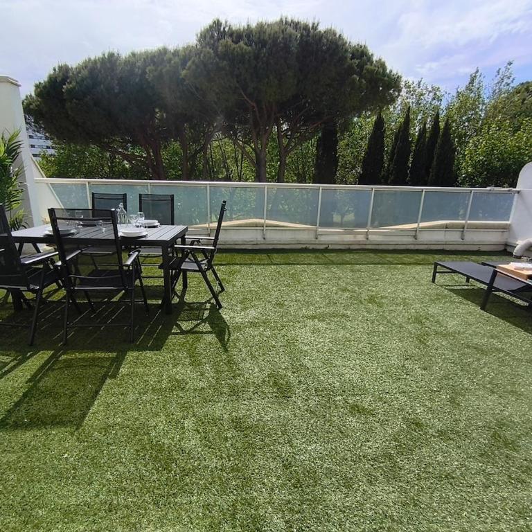 T2 cabine - Terrasse 45m2 - Piscine - Clim - Parking privé - Apartment mit 1 Schlafzimmer und Gartenblick - 10