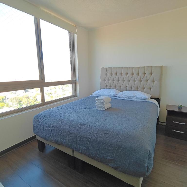 Amplio Departamento 1 dormitorio más sofá cama ideal para Movistar Arena bien conectado - One-Bedroom Apartment - 11