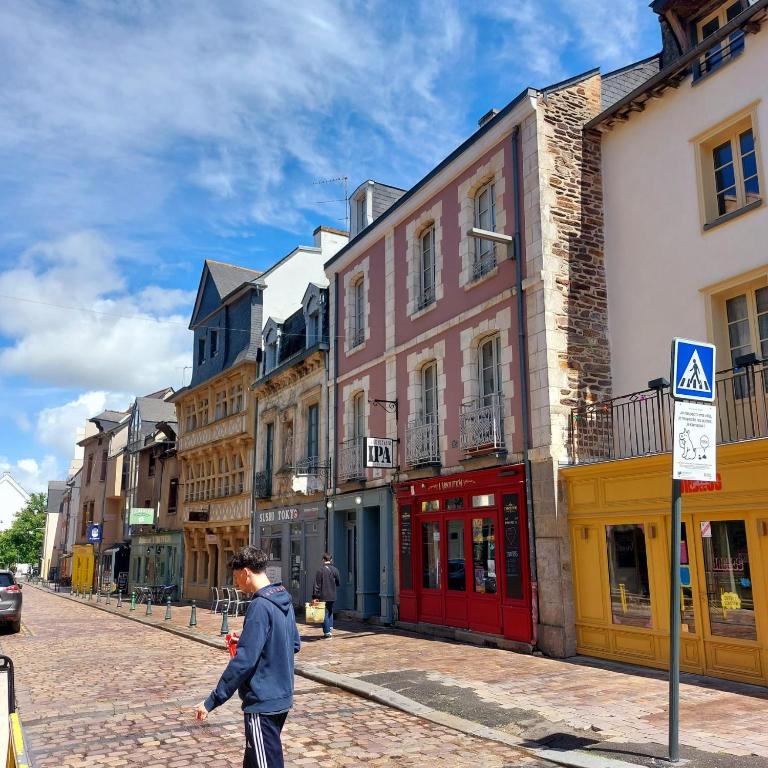 Charmant T2 avec terrasse au coeur du Vieux Rennes - Apartment mit 1 Schlafzimmer - 27