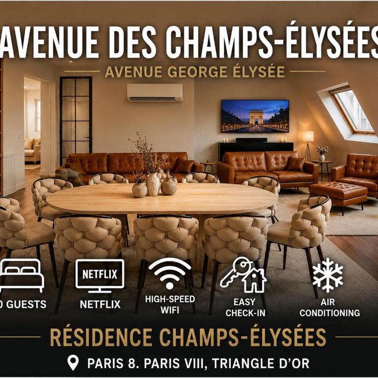 Champs-Élysées Luxury Suite - Apartamento con 4 dormitorios - 1