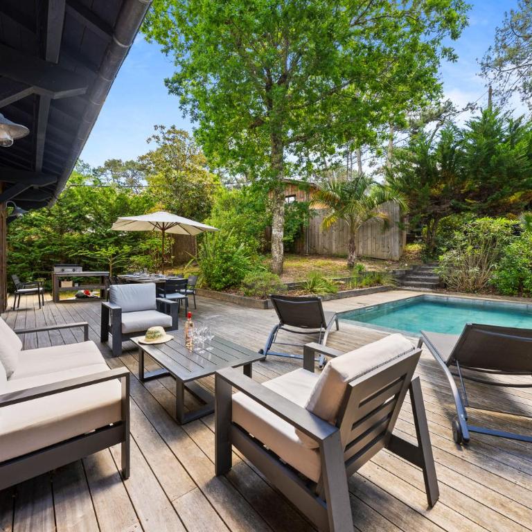 Villa élégante - piscine et plage - Villa avec Piscine Privée - 21