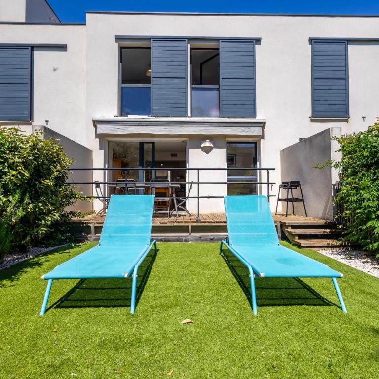 Confortable pavillon climatisé à 500m de la mer - Maison de Vacances - 16