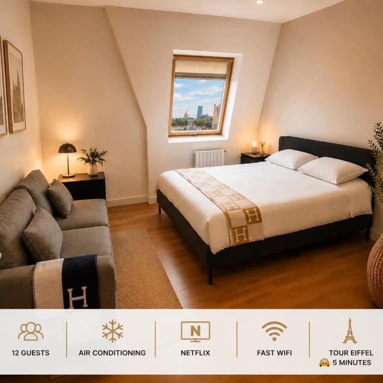 Champs-Elysees Prestige 4 Bedrooms 12 Guests - Appartement - 10