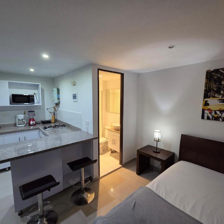 Acogedor apartaestudio con balcon - Apartamento de 1 dormitorio - 6