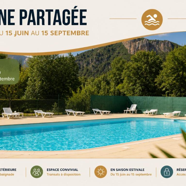 Le nid des Bains - Climatisé - Piscine partagée - Appartement 1 Chambre avec Balcon et Vue sur les Montagnes - 3