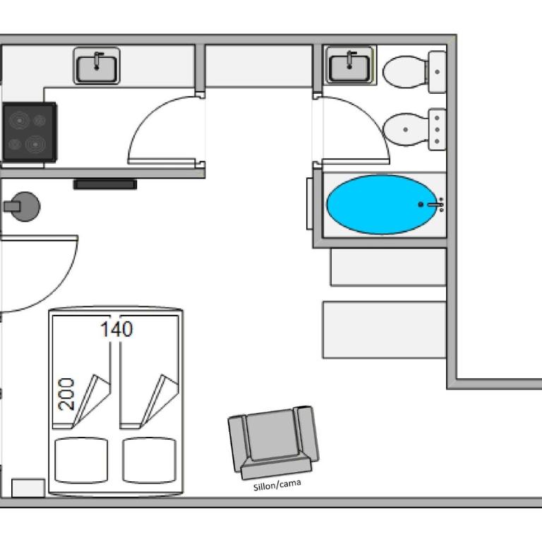 Departamento monoambiente en pleno centro - Estudio - 3