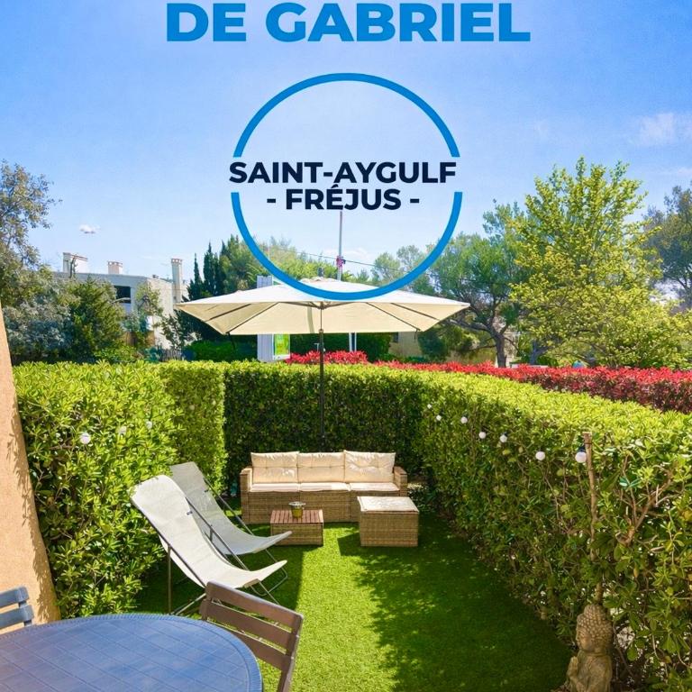 - LA CALANCA DE GABRIEL - jardin privé, mer à 100m, piscine, climatisation, parking, à Saint-Aygulf- Tout à pied - Apartment with Garden View - 1