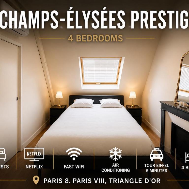 Champs-Elysees Prestige 4 Bedrooms 12 Guests - Appartement - 2