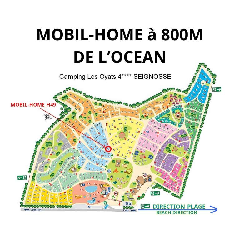 Mobil-home climatisé - Terrasse et portillon - proche océan - Casa Móvil - 4