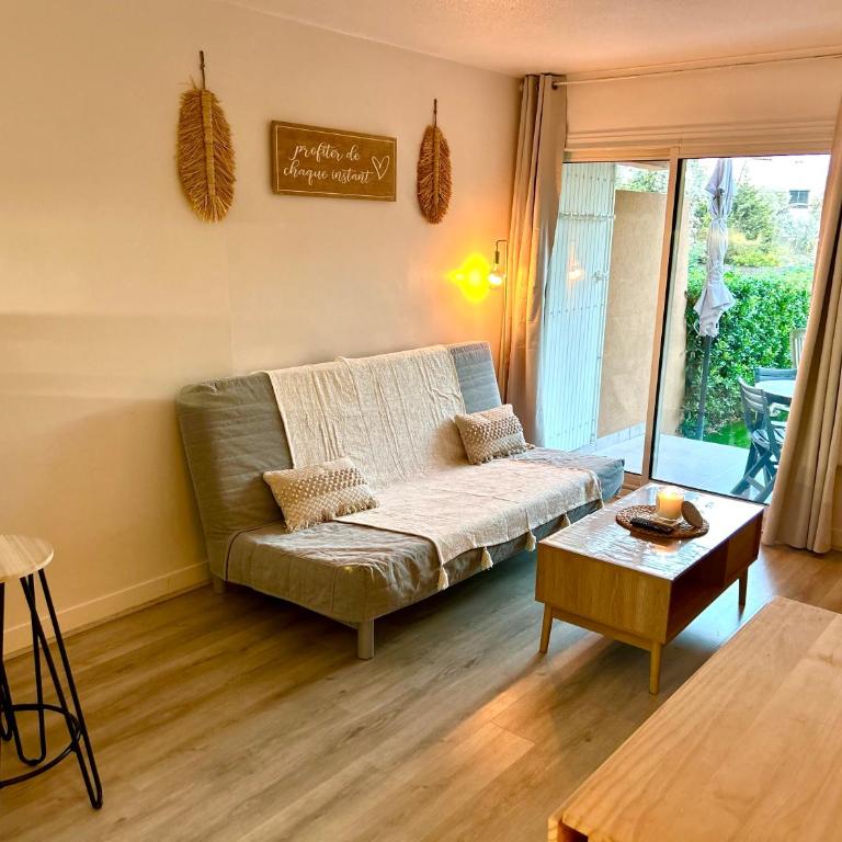 - LA CALANCA DE GABRIEL - jardin privé, mer à 100m, piscine, climatisation, parking, à Saint-Aygulf- Tout à pied - Apartment with Garden View - 7