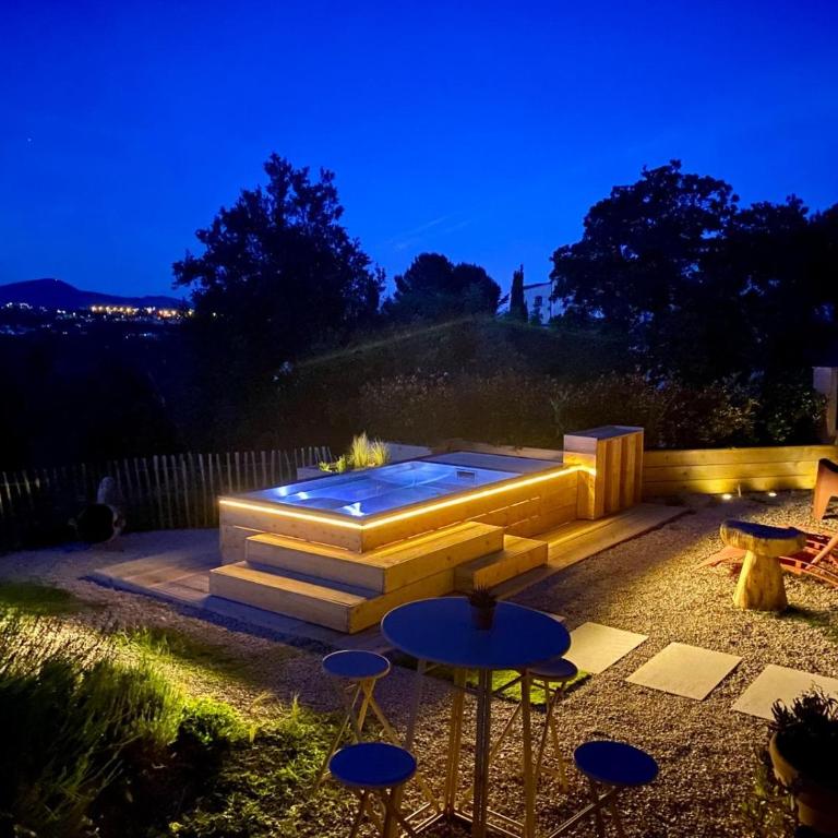 Tiny House - St-Paul-de-Vence - private jacuzzi - panoramic view - Casa con 1 dormitorio - 16