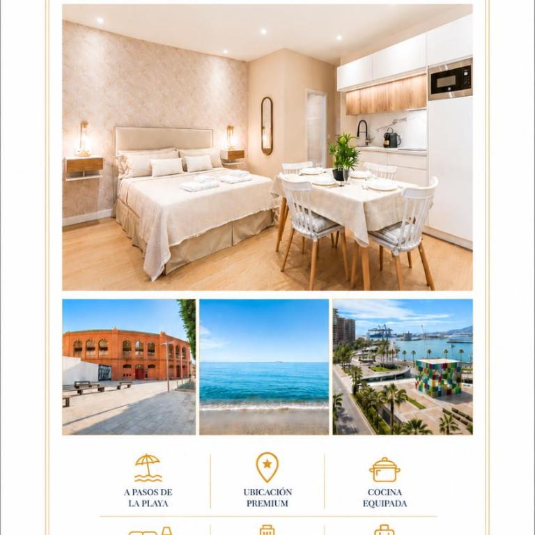 Precioso apto 100 m Playa La Malagueta - Apartamento de 1 dormitorio - 1