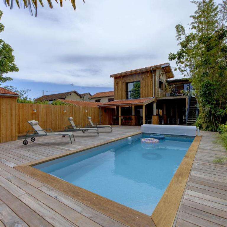 Villa Bonheur - Piscine face au port de La Teste - Ferienhaus - 20