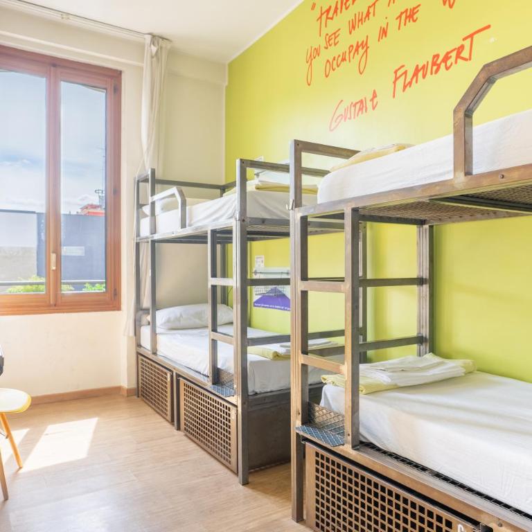 Ostello Bello Milano Centrale - Posto Letto in Dormitorio Misto con 4 Letti - 1