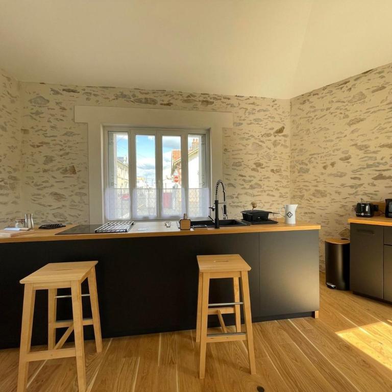 L'Atelier jolie maison rénovée proche côte sauvage - Casa con 1 Camera da Letto - 2