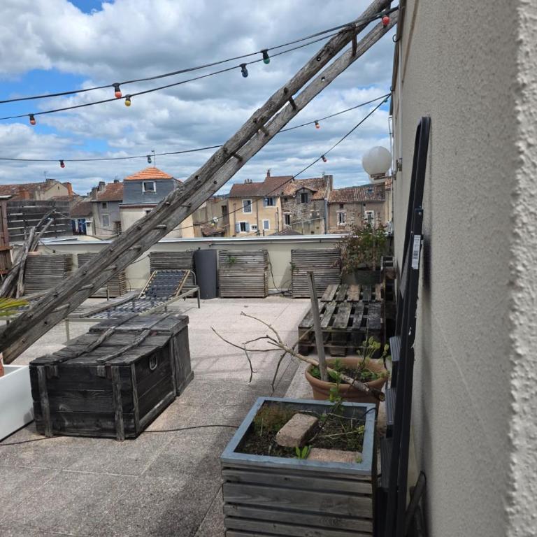 Rooftop 75 m2, appt 65 m2, 2 rooms, coeur Cahors - Appartement 2 Chambres - 36