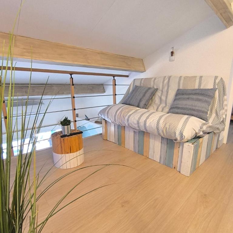 L'Olivier - 3min à pied ou 100m de la plage - Wifi - Maison 2 Chambres - 20