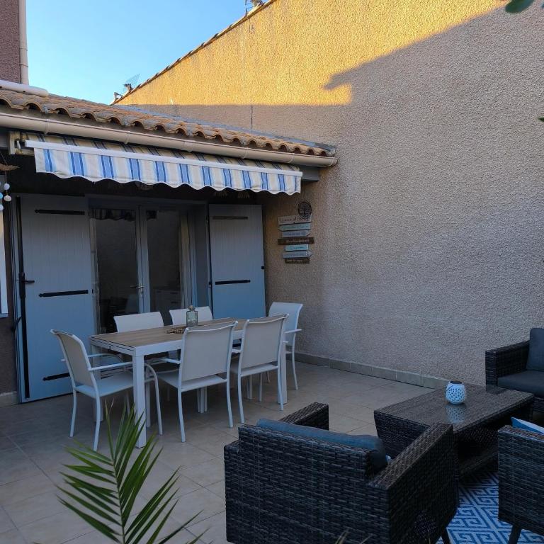 L'Olivier - 3min à pied ou 100m de la plage - Wifi - Maison 2 Chambres - 22