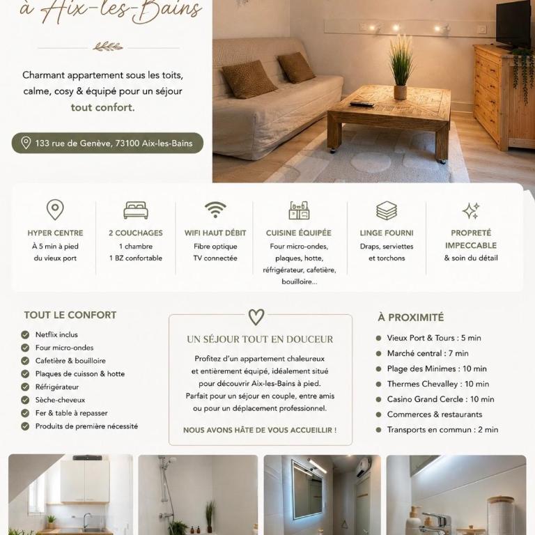 Studio cosy - Appartement 1 Chambre - 3
