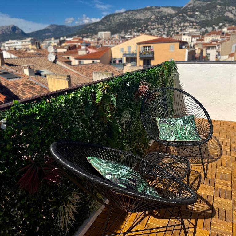 Suite secrète 6ème Sens ,Sauna, Terrasse, Climatisation, Toulon Centre - Studio with Terrace - 20