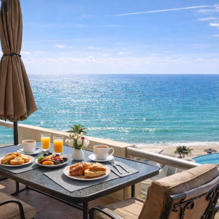 Beachfront Condo on Sandy Beach, Las Palmas Resort, 24hrs Security, Free Parking, Free Wi-Fi - Two-Bedroom Apartment - 1