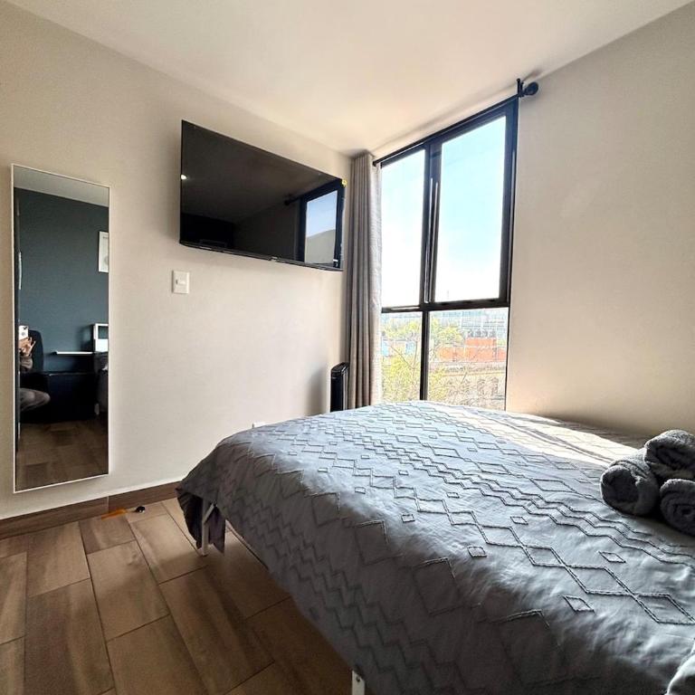Habitación privada en departamento compartido centro de la cuidad de México CDMX Buenavista, cerca de reforma revolución zocalo - Habitación Doble Estándar - 1
