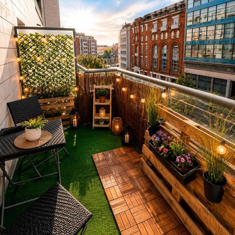 Green Balcony Lille Hyper centre - Chambre Double avec Terrasse - 1
