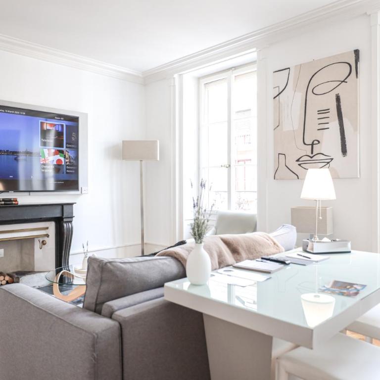 Swiss Luxury Apartments Geneva - Serviced Apartments - Appartement Deluxe 1 Chambre avec Climatisation - 60 m2 - 12