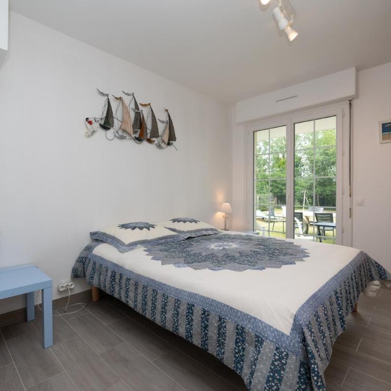 Appartement 200m plage St Colomban - Deluxe-Apartment mit 2 Schlafzimmern und Gartenblick - 9