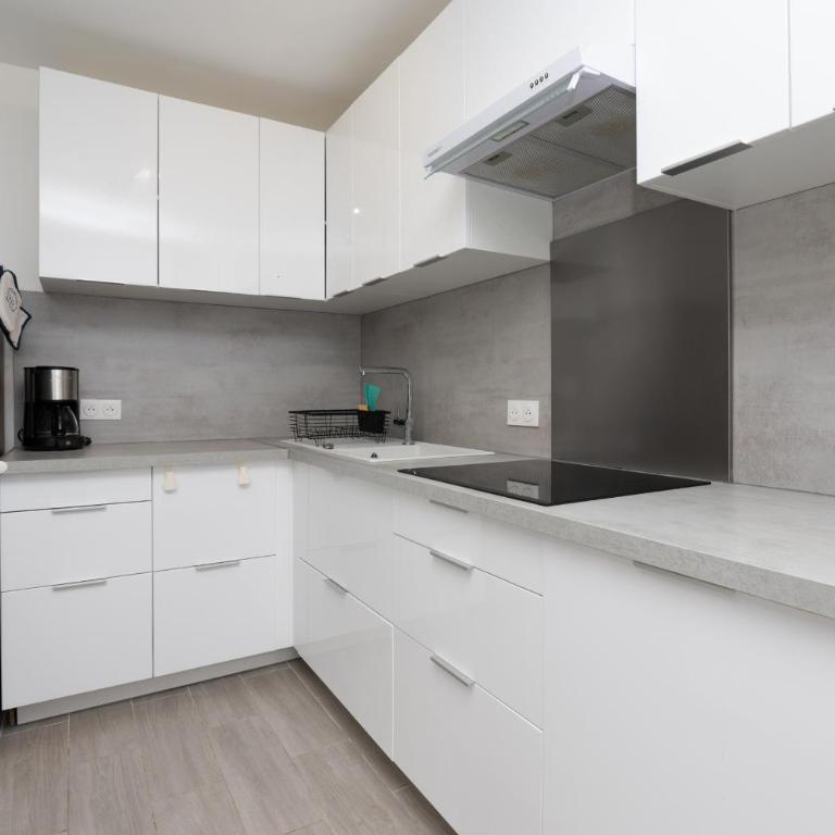 Appartement 200m plage St Colomban - Deluxe-Apartment mit 2 Schlafzimmern und Gartenblick - 7