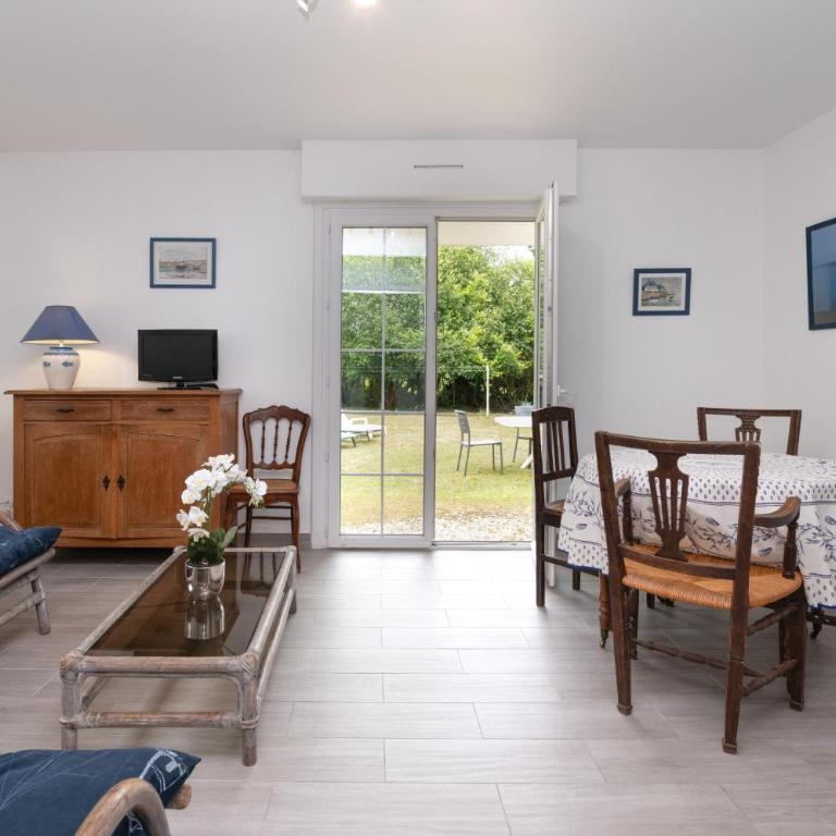 Appartement 200m plage St Colomban - Deluxe-Apartment mit 2 Schlafzimmern und Gartenblick - 4