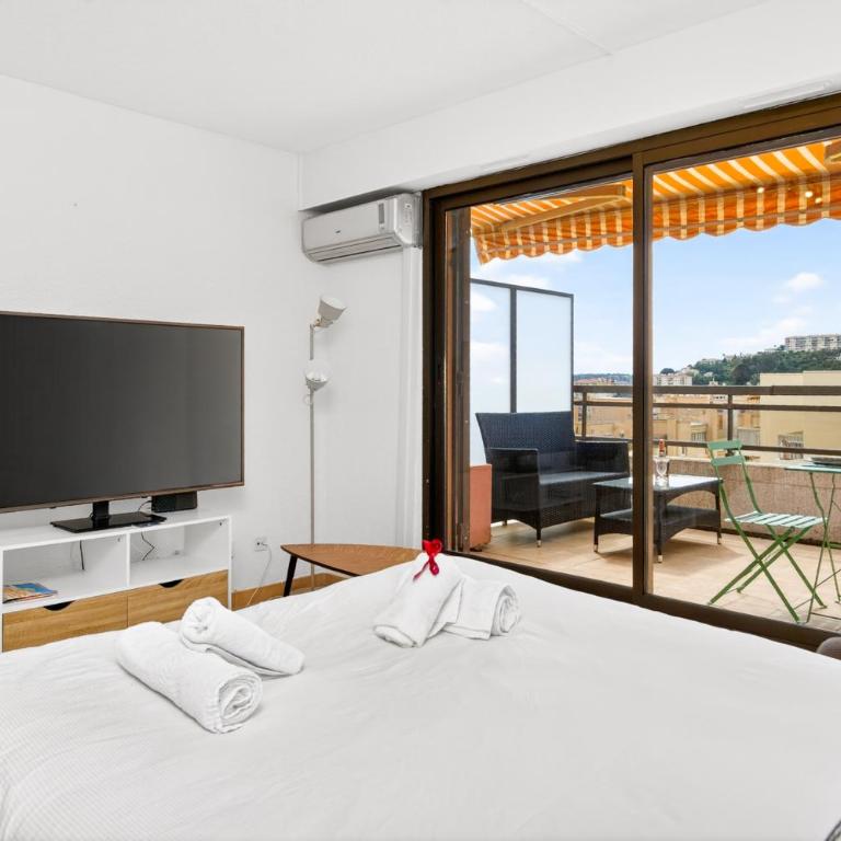 Charmant studio avec terrase et climatisation - Studio avec Terrasse - 4