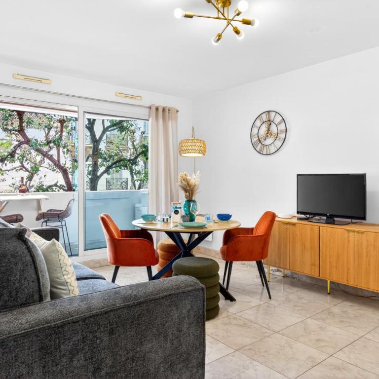 Studio centre Menton Borrigo Plage à 50 m - Studio avec Balcon - 13