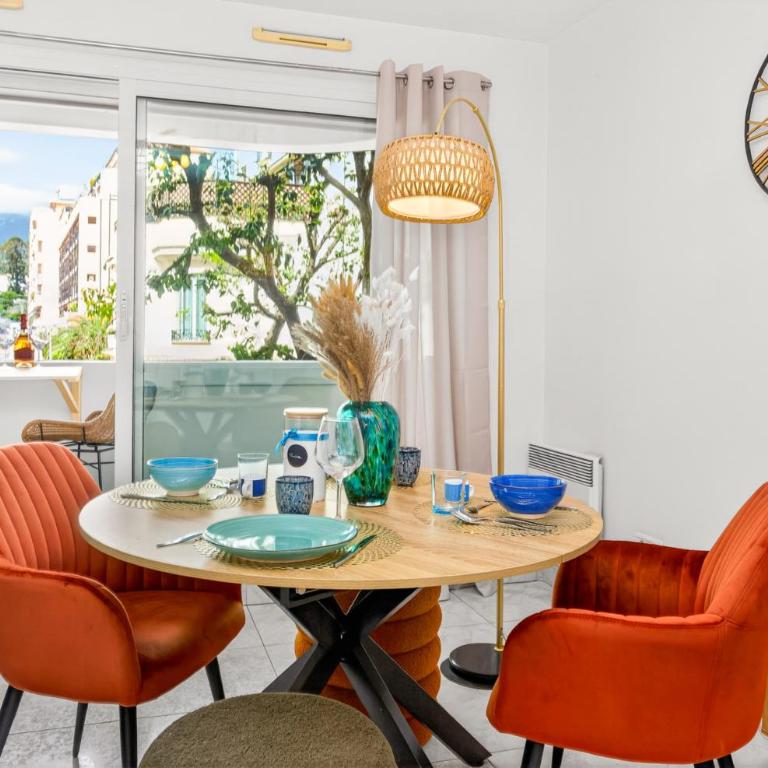 Studio centre Menton Borrigo Plage à 50 m - Studio avec Balcon - 15