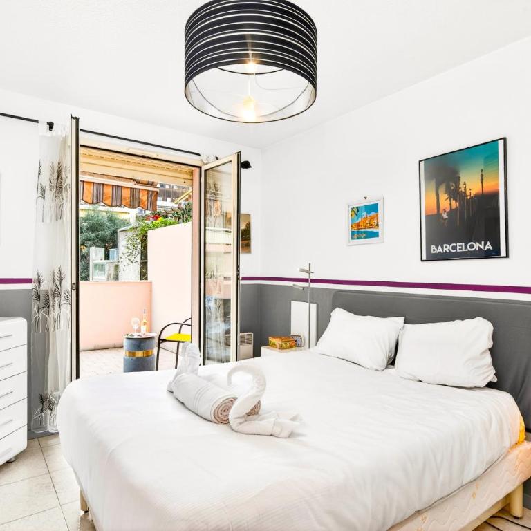 Royal Monceau Menton, plein centre, terrasse - One-Bedroom Apartment - 15