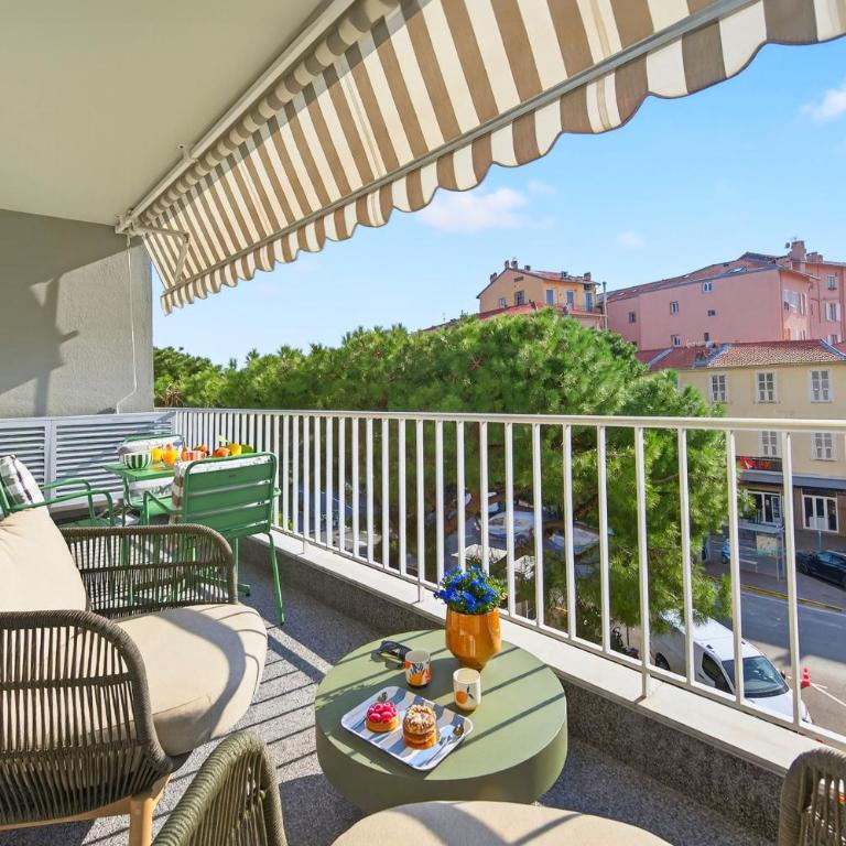Élégant appartement au Palais Borrigo à 50 m du mer - Apartment mit 1 Schlafzimmer und Balkon - 2
