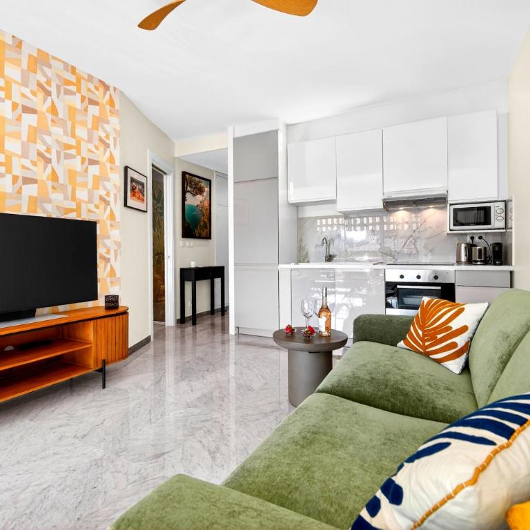 Élégant appartement au Palais Borrigo à 50 m du mer - Apartment mit 1 Schlafzimmer und Balkon - 9