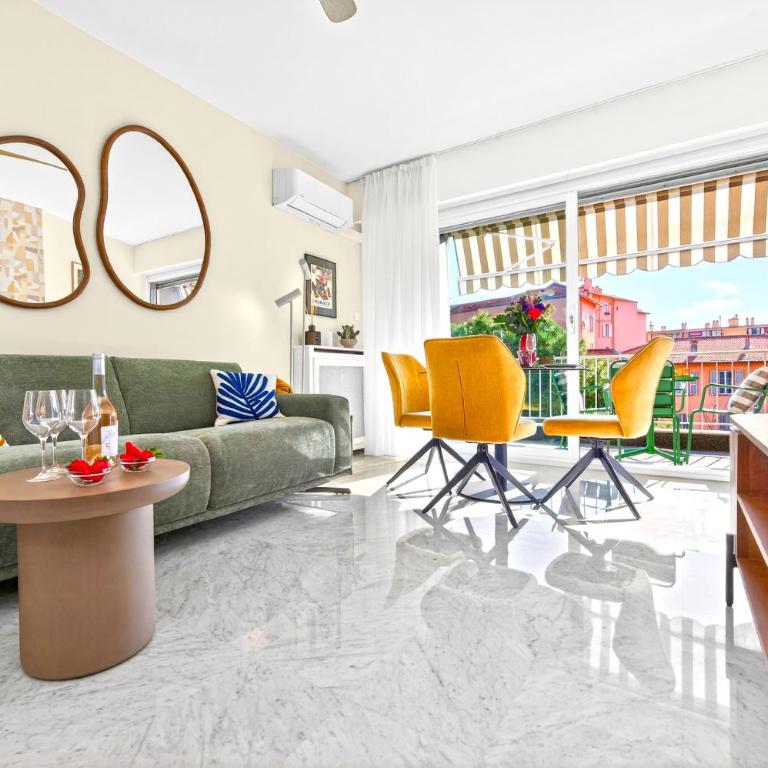 Élégant appartement au Palais Borrigo à 50 m du mer - Apartment mit 1 Schlafzimmer und Balkon - 11
