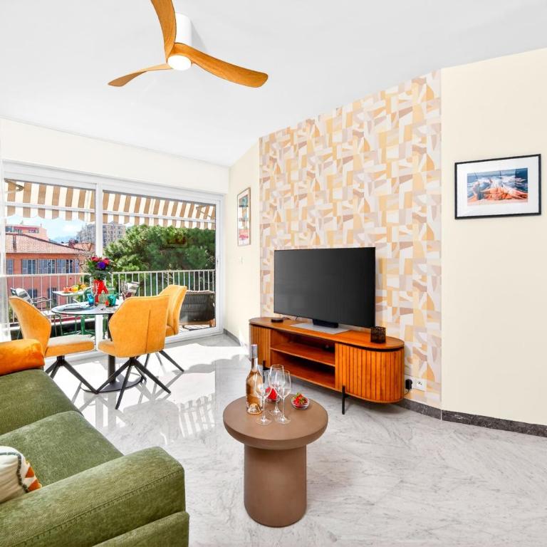 Élégant appartement au Palais Borrigo à 50 m du mer - Apartment mit 1 Schlafzimmer und Balkon - 13