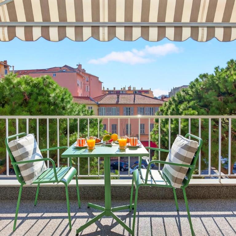 Élégant appartement au Palais Borrigo à 50 m du mer - Apartment mit 1 Schlafzimmer und Balkon - 26