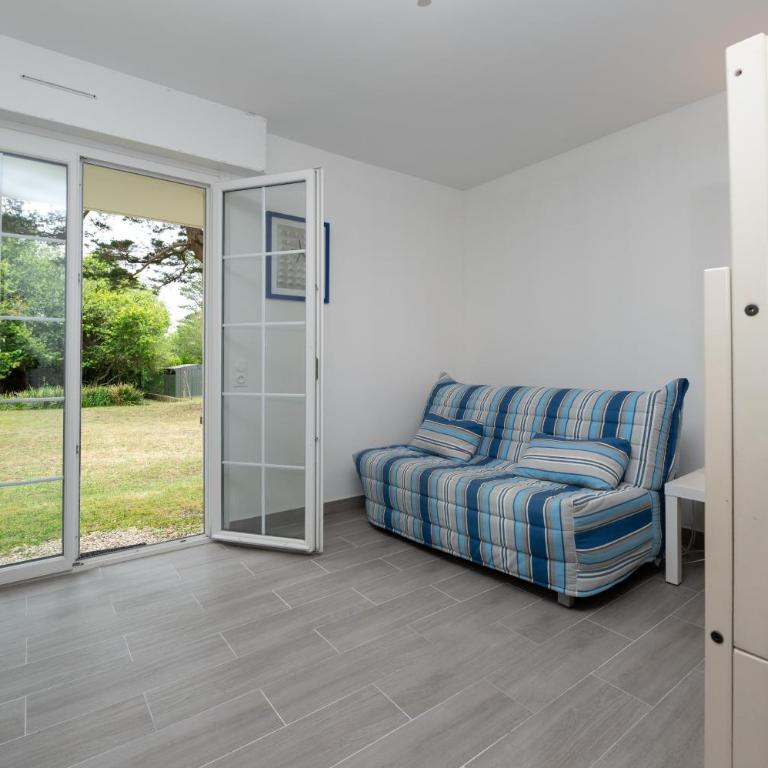 Appartement 200m plage St Colomban - Deluxe-Apartment mit 2 Schlafzimmern und Gartenblick - 14
