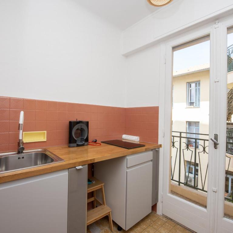 Menton, Studio pour 3 personnes, proche gare - Apartamento Estudio con balcón - 15