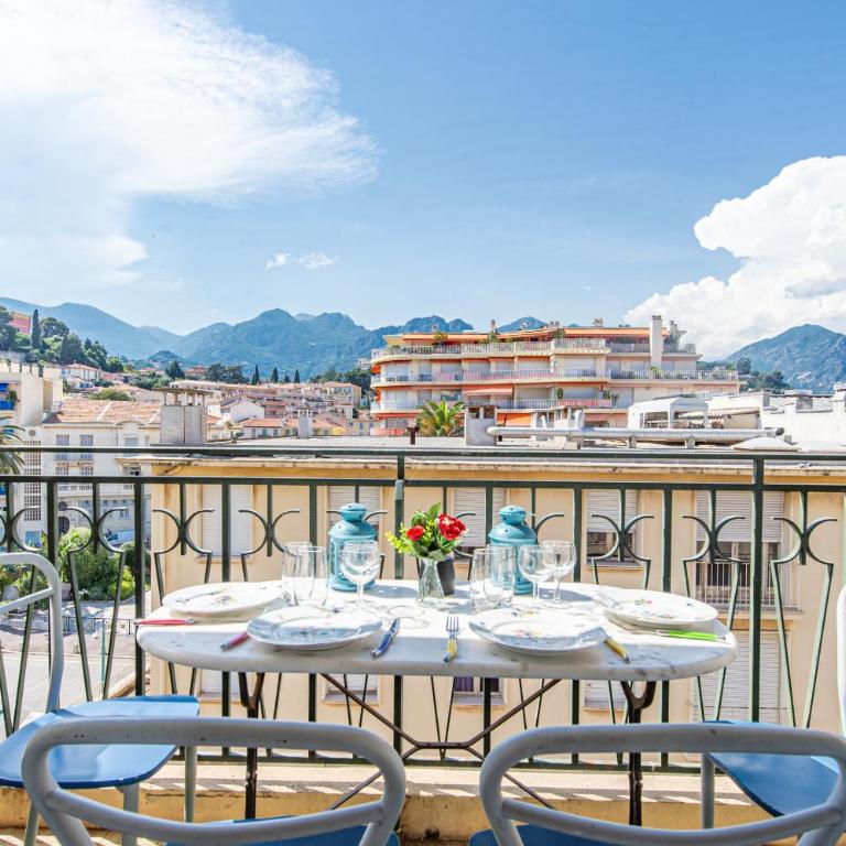 Menton, Studio pour 3 personnes, proche gare - Apartamento Estudio con balcón - 1